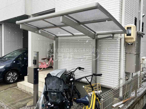 施工例画像：愛知県 名古屋市  YKKアリュースサイクルポート